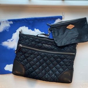 MZ WALLACE Crosby Zip Quilted Nylon Crossbody Bag